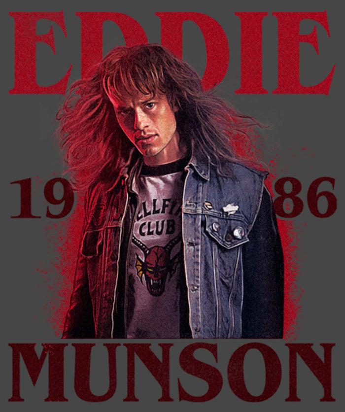 Fifth Sun Junior's Stranger Things 1986 Eddie Munson Racerback Tank Top