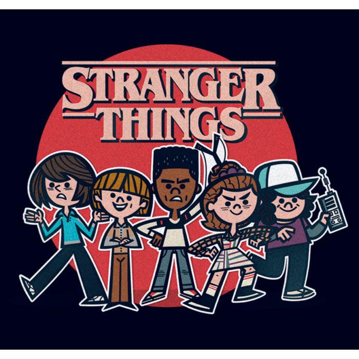 Fifth Sun Junior's Stranger Things Cartoon Gang T-Shirt