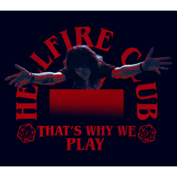 Fifth Sun Junior's Stranger Things Eddie Munson Hellfire Club That's Why We Play T-Shirt