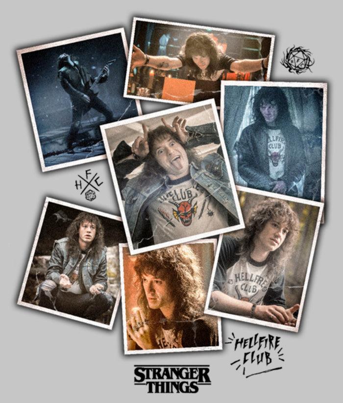 Fifth Sun Junior's Stranger Things Eddie Munson Photo Dump T-Shirt