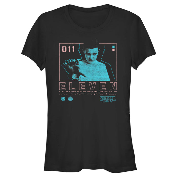 fifth sun Junior's Stranger Things Eleven Test Subject 011 Pose T-Shirt