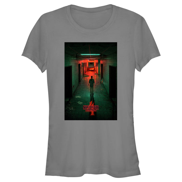 Fifth Sun Junior's Stranger Things Four Friends Rift Apocalypse Poster T-Shirt