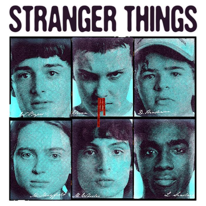 Fifth Sun Junior's Stranger Things Friend Signature Photo Bloody Nose Panel T-Shirt