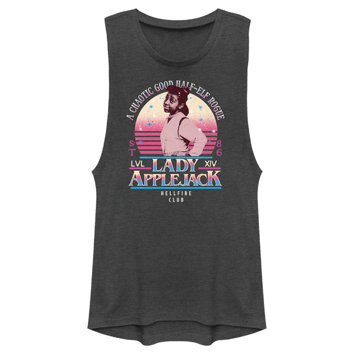 fifth sun Junior's Stranger Things Half-Elf Rogue Erica Festival Muscle Tee