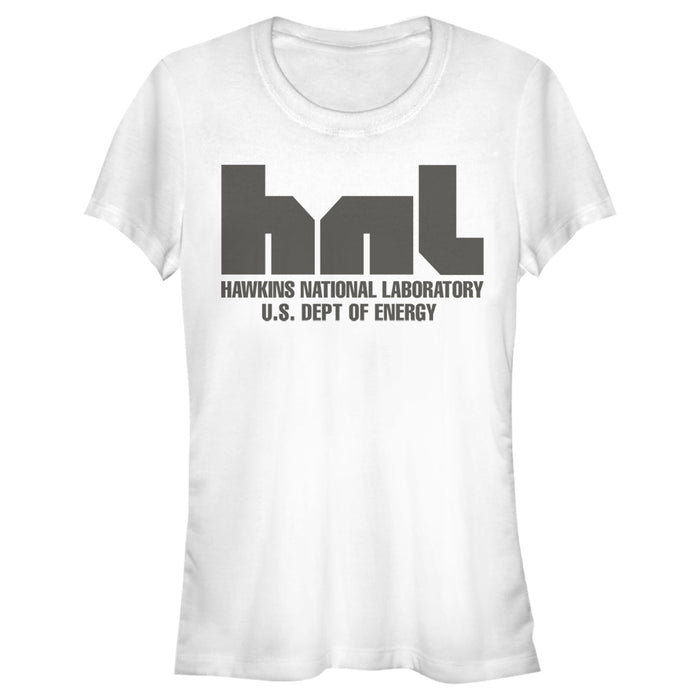 fifth sun Junior's Stranger Things Hawkins National Lab Logo T-Shirt