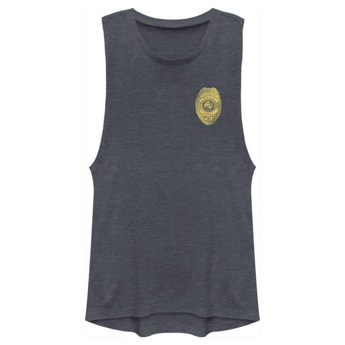 fifth sun Junior's Stranger Things Hawkins Police Badge Costume Festival Muscle Tee