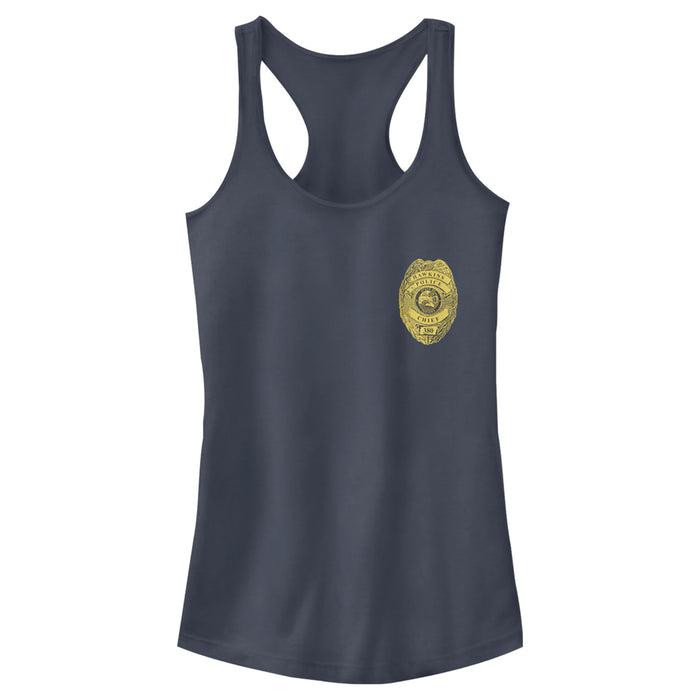 fifth sun Junior's Stranger Things Hawkins Police Badge Costume Racerback Tank Top
