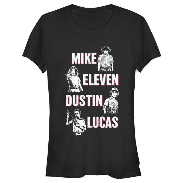 fifth sun Junior's Stranger Things Mike Eleven Dustin Lucas T-Shirt
