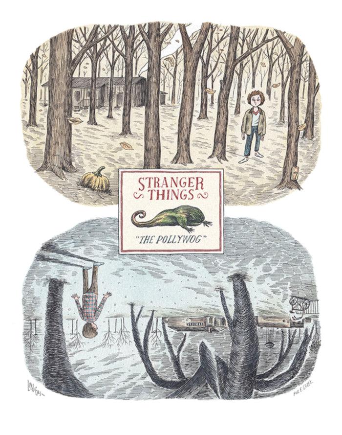 Fifth Sun Junior's Stranger Things Pollywog And The Upside Down T-Shirt