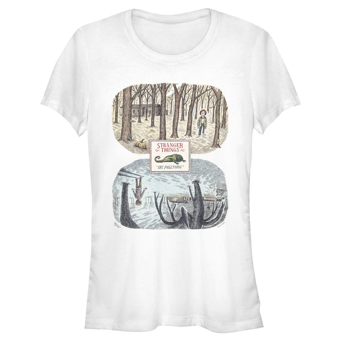 fifth sun Junior's Stranger Things Pollywog and the Upside Down T-Shirt