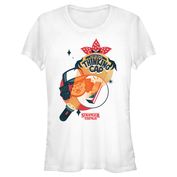fifth sun Junior's Stranger Things Put on Your Thinking Cap T-Shirt