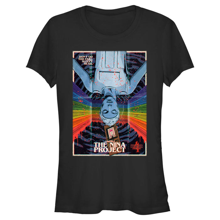fifth sun Junior's Stranger Things Retro Nina Project Poster T-Shirt