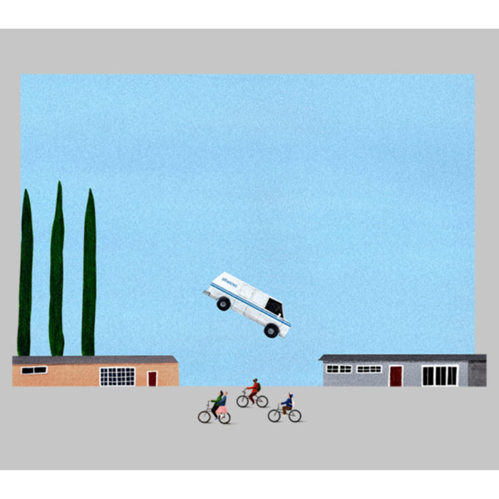 Fifth Sun Junior's Stranger Things Runaway Flying Van Scene T-Shirt