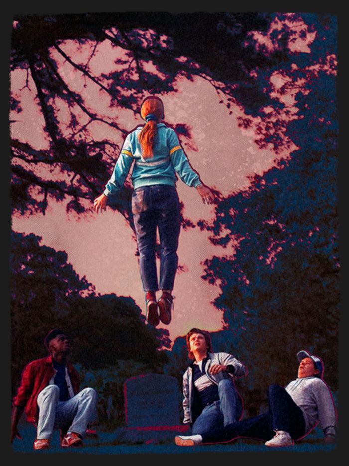 Fifth Sun Junior's Stranger Things Running Up That Hill Festival Muscle Tee