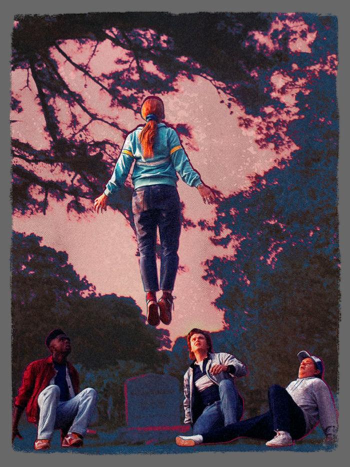 Fifth Sun Junior's Stranger Things Running Up That Hill T-Shirt