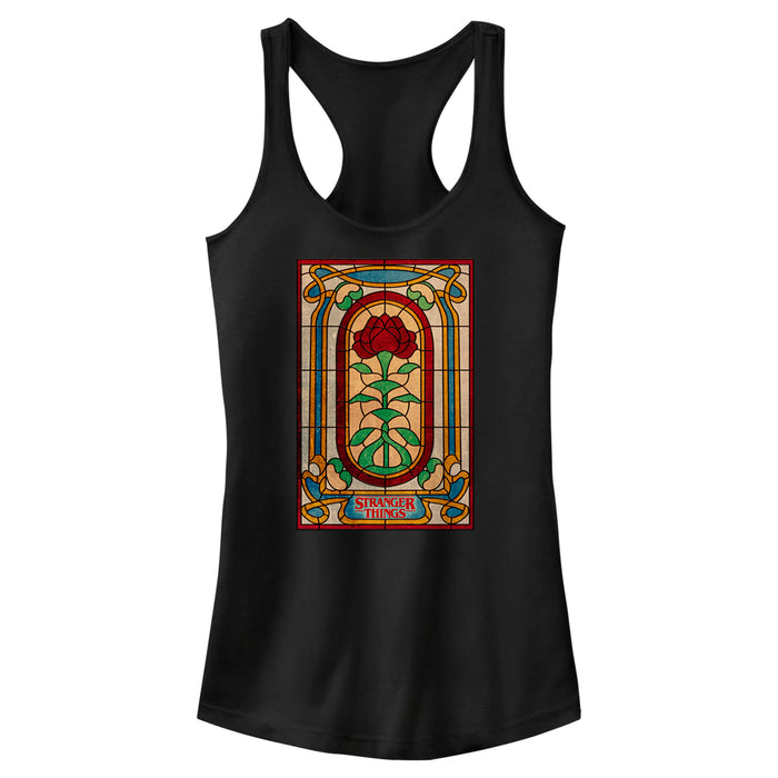 fifth sun Junior's Stranger Things The Rose of Life Racerback Tank Top