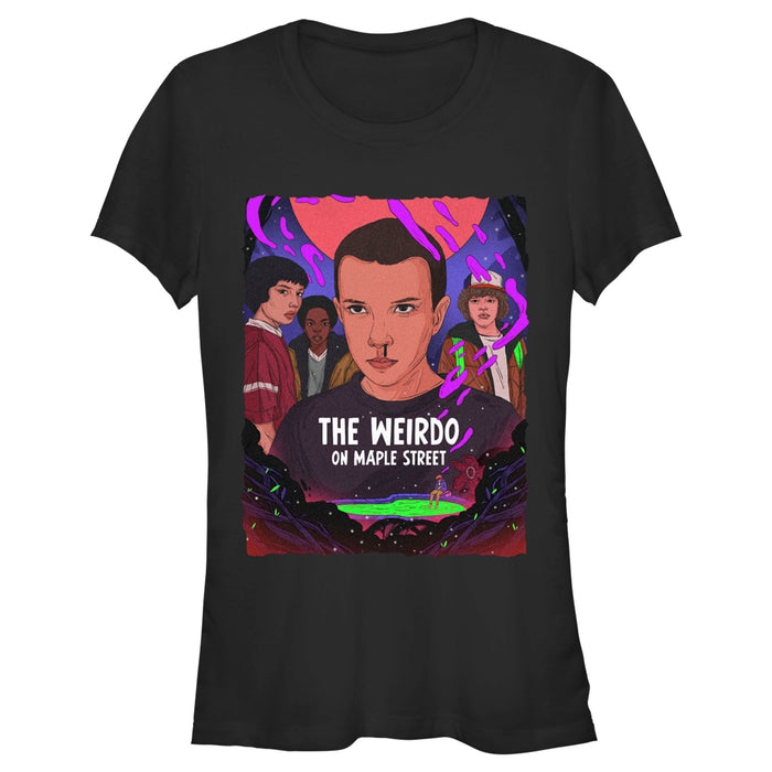 fifth sun Junior's Stranger Things The Weirdo on Maple Street T-Shirt
