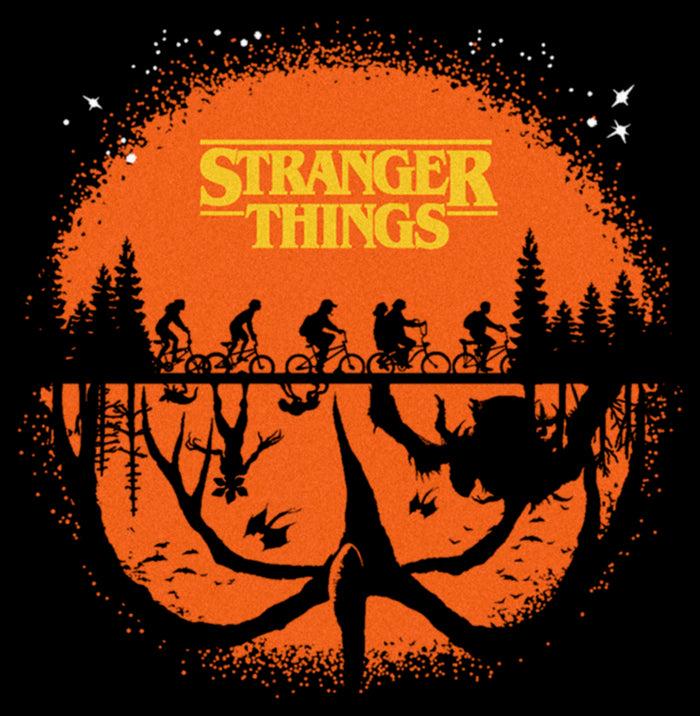Fifth Sun Junior's Stranger Things Two Planes Collide T-Shirt