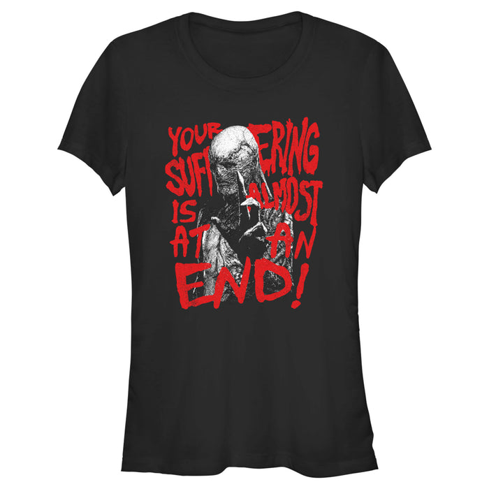 fifth sun Junior's Stranger Things Vecna Suffering Almost At An End T-Shirt