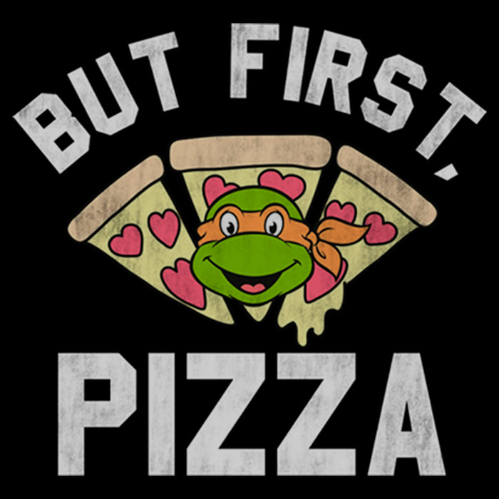 Fifth Sun Junior's Teenage Mutant Ninja Turtles But First Pizza T-Shirt
