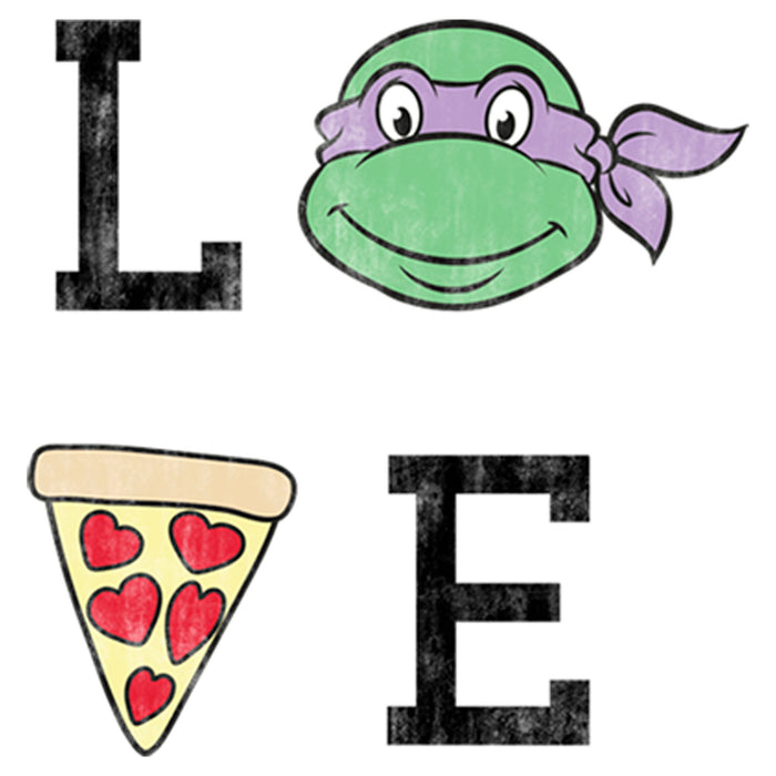 Fifth Sun Junior's Teenage Mutant Ninja Turtles Distressed Pizza Love Raphael T-Shirt