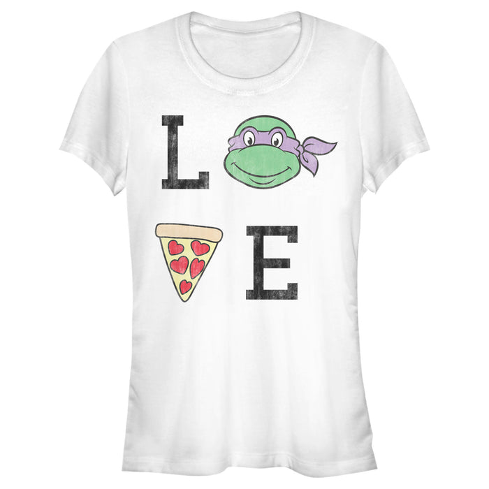 fifth sun Junior's Teenage Mutant Ninja Turtles Distressed Pizza Love Raphael T-Shirt