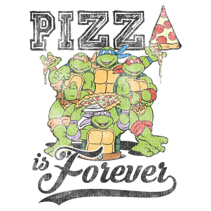 Fifth Sun Junior's Teenage Mutant Ninja Turtles Pizza Is Forever T-Shirt