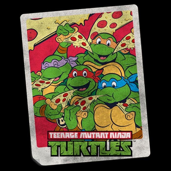 Fifth Sun Junior's Teenage Mutant Ninja Turtles Pizza Lovers Retro Photo T-Shirt
