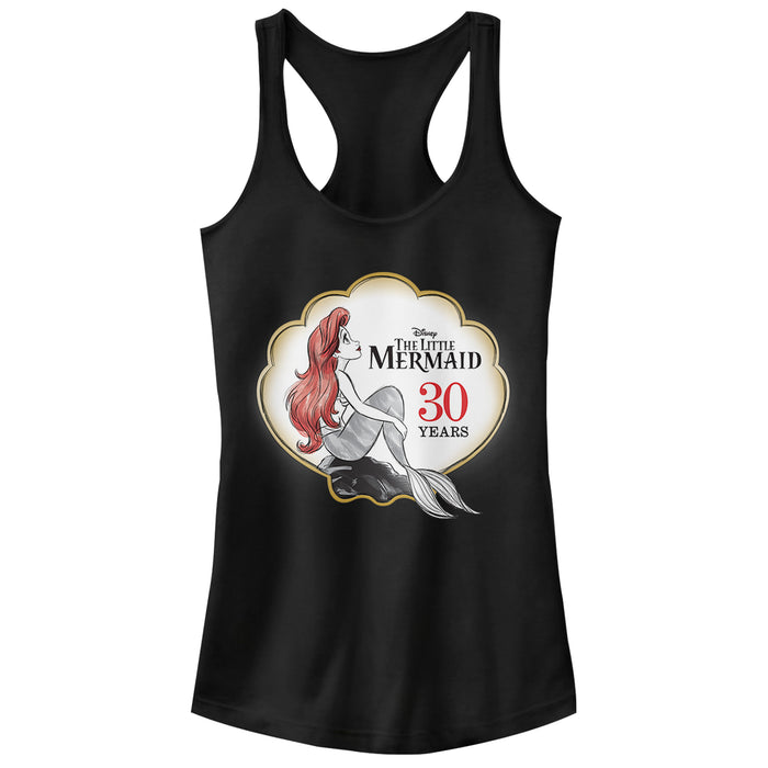 fifth sun Junior's The Little Mermaid 30th Anniversary Racerback Tank Top
