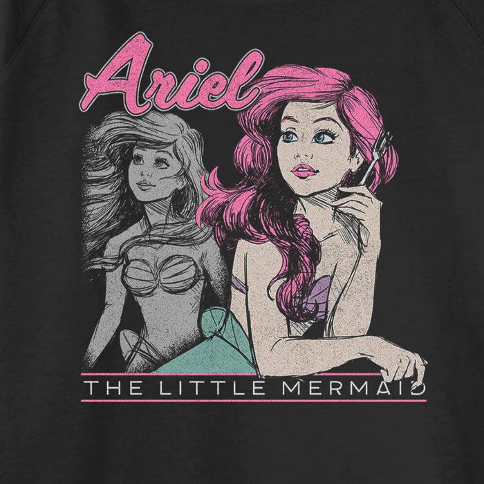 Fifth Sun Junior's The Little Mermaid 90s Ariel Poster Sweatshirt
