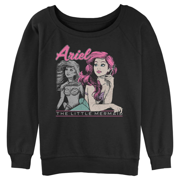 fifth sun Junior's The Little Mermaid 90s Ariel Poster Sweatshirt