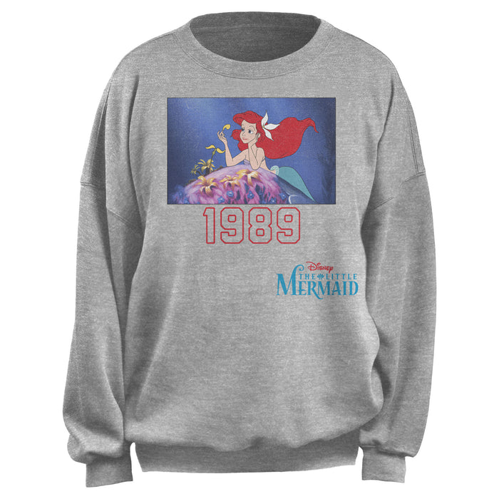 fifth sun Junior's The Little Mermaid Ariel 1989 Sweatshirt