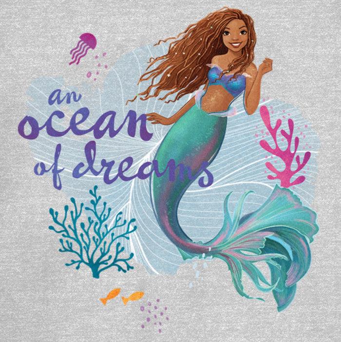 Fifth Sun Junior's The Little Mermaid Ariel An Ocean Of Dreams Scene T-Shirt
