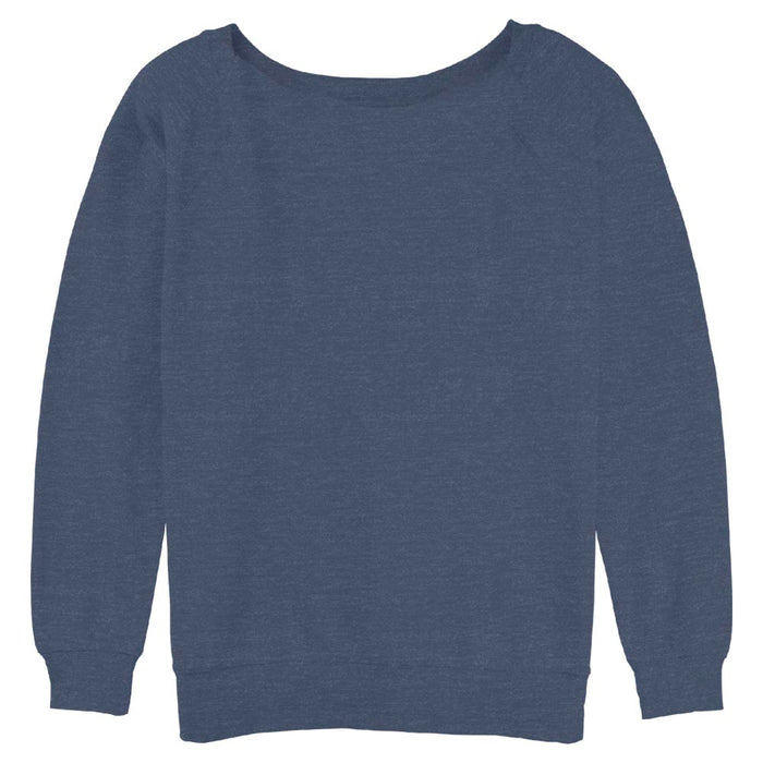 Fifth Sun Junior's The Little Mermaid Ariel And Flounder Distressed Logo Sweatshirt