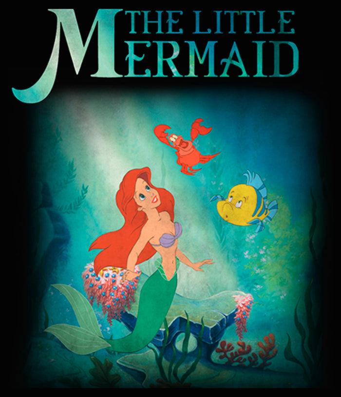 Fifth Sun Junior's The Little Mermaid Ariel And Friends Cowl Neck Sweatshirt
