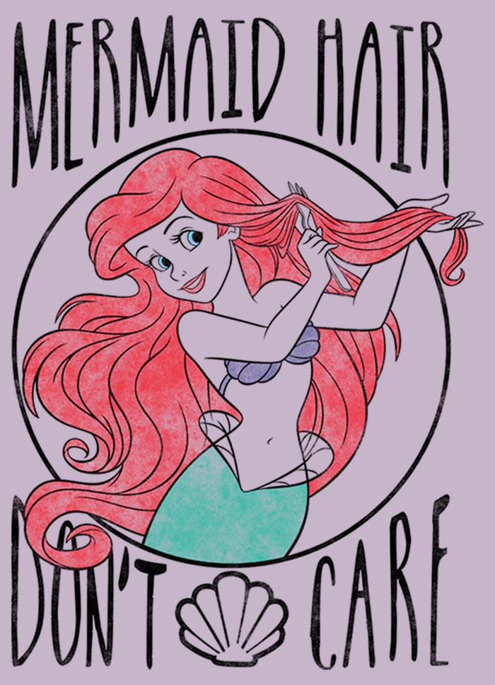 Fifth Sun Junior's The Little Mermaid Ariel Hair Don't Care T-Shirt