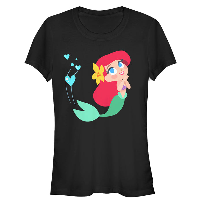 fifth sun Junior's The Little Mermaid Ariel Love T-Shirt