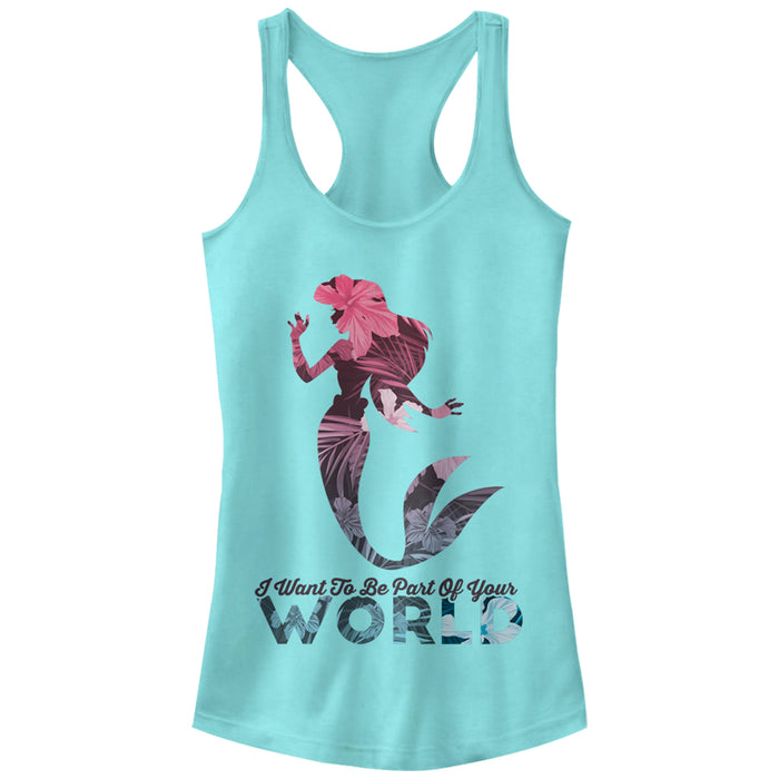 fifth sun Junior's The Little Mermaid Ariel Part of Your World Racerback Tank Top