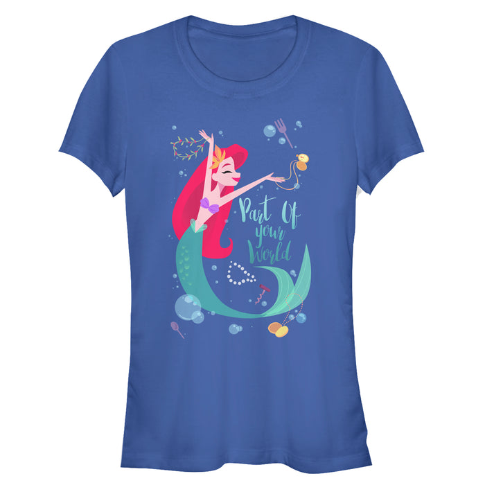 Fifth Sun Junior's The Little Mermaid Ariel Part Of Your World Dance T-Shirt