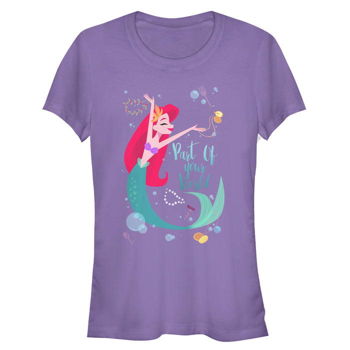 Fifth Sun Junior's The Little Mermaid Ariel Part Of Your World Dance T-Shirt