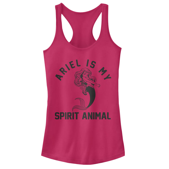 fifth sun Junior's The Little Mermaid Ariel Spirit Animal Racerback Tank Top