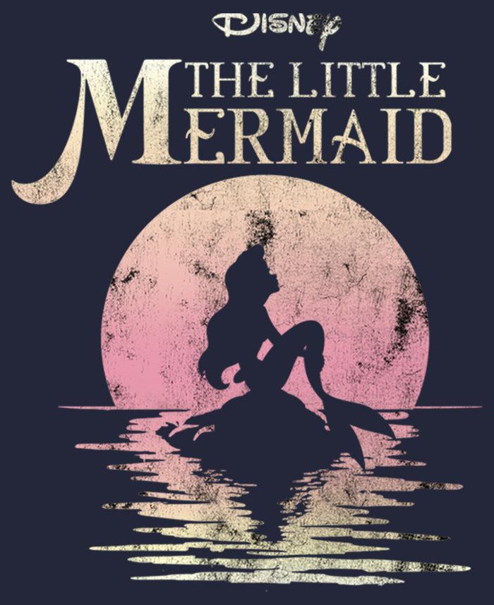 Fifth Sun Junior's The Little Mermaid Ariel Sunset Cowl Neck Sweatshirt
