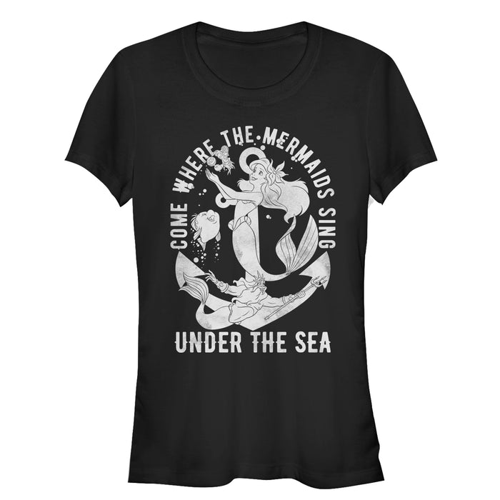 fifth sun Junior's The Little Mermaid Ariel Under the Sea T-Shirt
