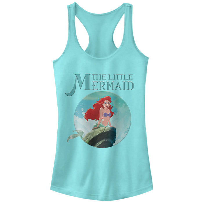 fifth sun Junior's The Little Mermaid Ariel Wave Racerback Tank Top