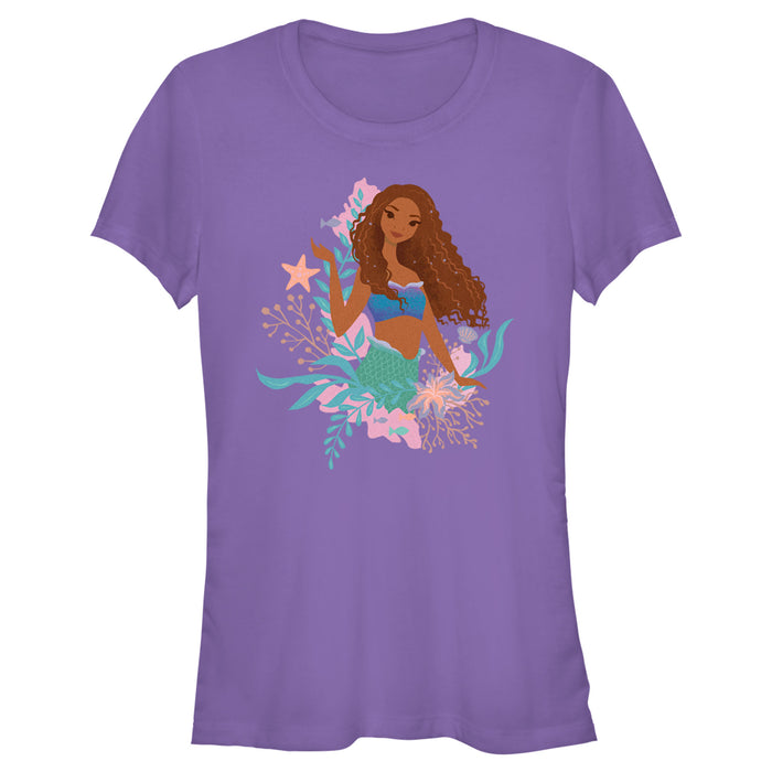 fifth sun Junior's The Little Mermaid Ariel Wave T-Shirt
