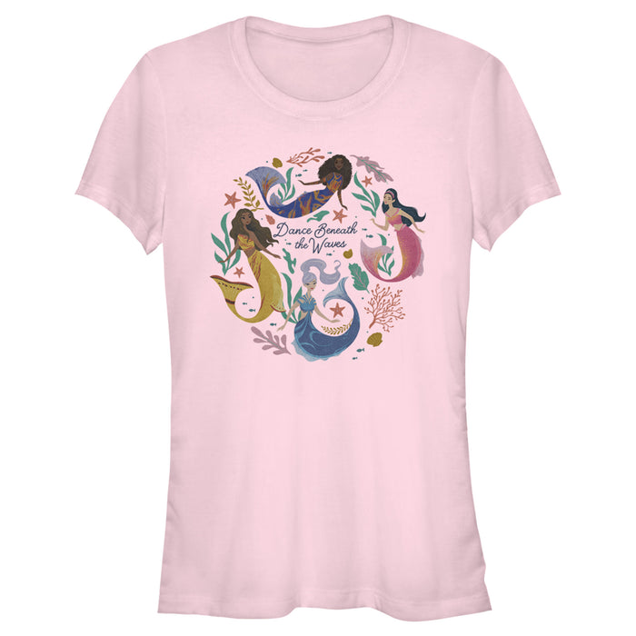 fifth sun Junior's The Little Mermaid Dance Beneath the Waves T-Shirt