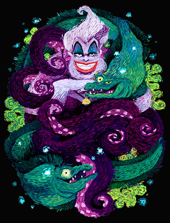 Fifth Sun Junior's The Little Mermaid Ursula Portrait Racerback Tank Top