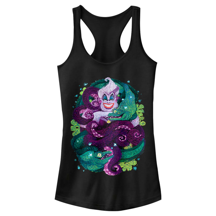 fifth sun Junior's The Little Mermaid Ursula Portrait Racerback Tank Top