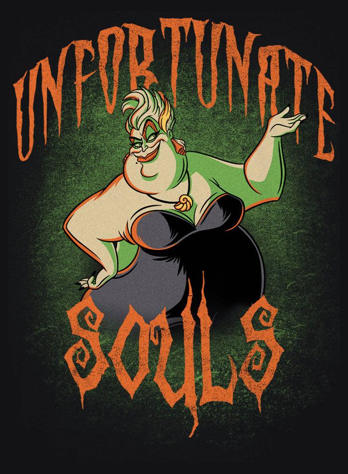 Fifth Sun Junior's The Little Mermaid Villains Ursula Unfortunate Souls Motto T-Shirt