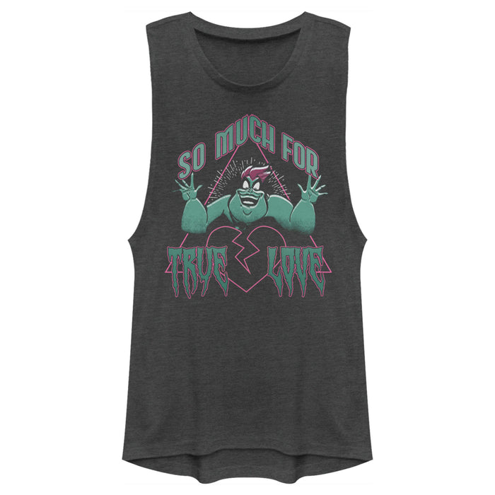 fifth sun Junior's The Little Mermaid Villains Valentine's Day Ursula True Love Festival Muscle Tee